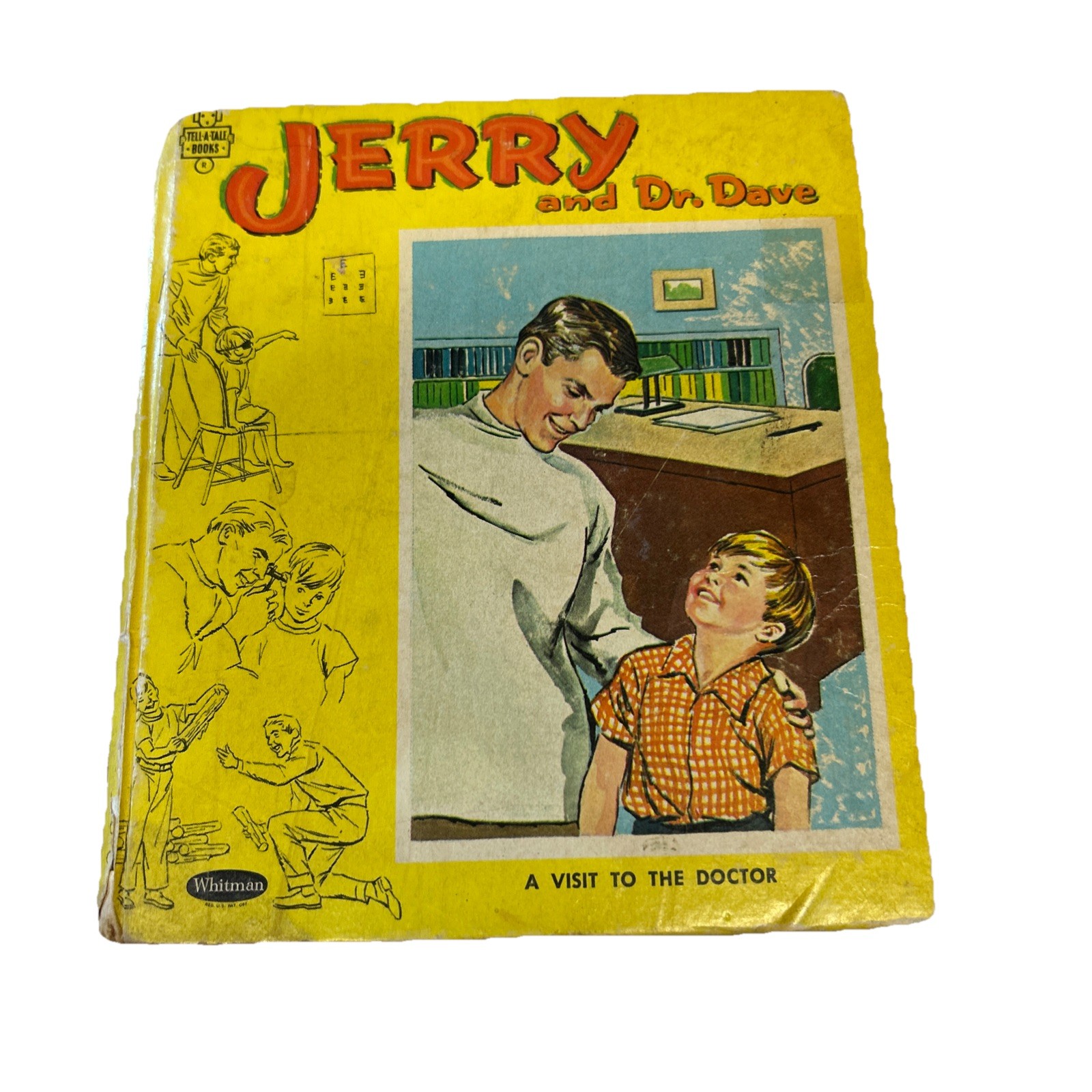 JERRY AND DR. DAVE by Marion Borden & Claudine Nankivel 1964 Vintage Tell-A-Tale