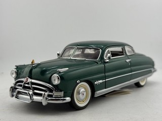 Franklin Mint 1951 Hudson Hornet Hunter Green 1/24 Scale Diecast With Hang Tag
