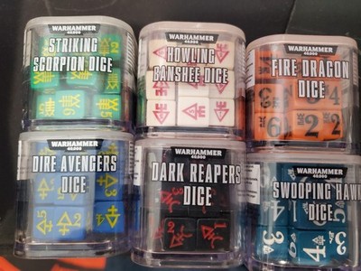 Warhammer Craftworld Aspect Warriors Dice