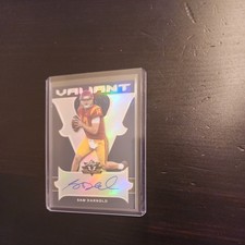 2018 Leaf Valiant Sam Darnold RC Auto Navy 23/25 Seahawks