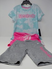 Reebok Kids 3 Piece Set Size 8 Color Sugar Plum