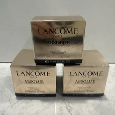 3 LANCOME Absolue Soft Cream with the perpetual rose extract .5 OZ / 15 ML NIB