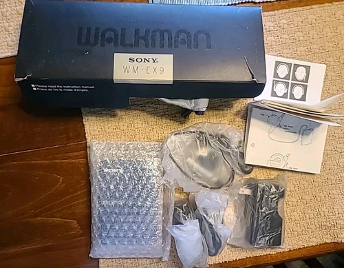 Vintage Sony Walkman WM-EX9 W/ Original Box, Headphones Ect. MINT CONDITION
