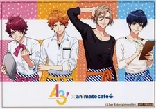 A3! Ace Crew Animate Cafe Commemorative Character Card Set 3.5x5 in USED
