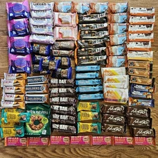 Lot 91 Protein Bar Fulfil Think Nugo Kodiak Nicks Clif Legendary Barebell Met Rx