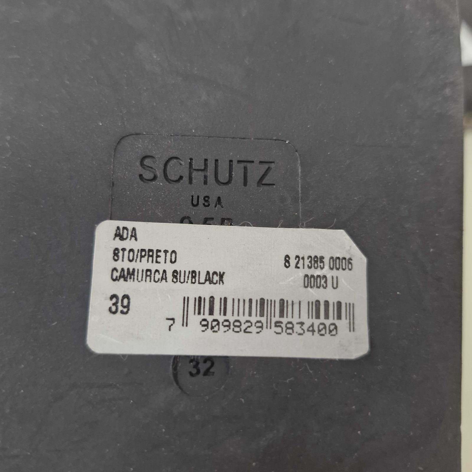 SCHUTZ Women Ada Sandals Black/Silver Size EU 39.5 RRP £135 image 2