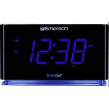 Dual Alarm Clock Radio with Bluetooth Speaker Large LED Display and Night Light