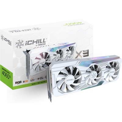Inno3D GeForce RTX 4060 Ti iCHILL X3 White Grafikkarte - DLSS 3 fähig