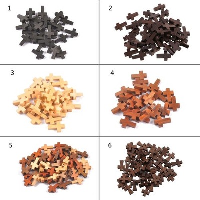 Pack of 50pcs Mini Cross Charm Bracelet Making Handmade DIY Part Accessory