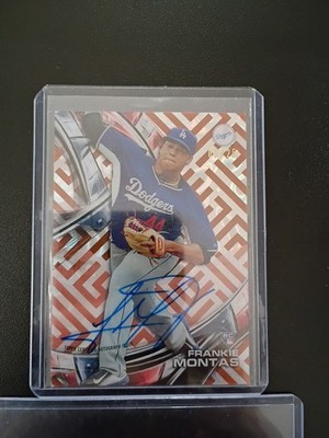2016 Topps High Tek - Autographs Frankie Montas #HT-FM Orange Magma... 3/25