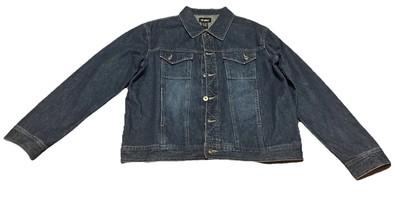 Blue Jean Denim Women s Jacket Sz  Large PBX Basics.