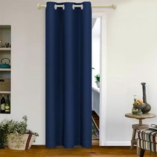Blackout Door Curtains for Living Room Closet 42"W x 84"L Pack of 1 Navy