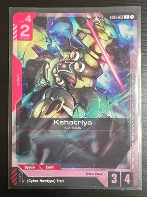 Kshatriya (GD01-051) (Store Tournament Winner Pack 01)  Gundam Promotional Cards