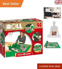 Puzzle & Roll Jigroll Mat: Perfect for Puzzles Up to 1500 Pieces - Fabric Design