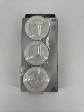 Defiant 3-Pack Puck Lights, 60 Lumens, Battery Operated, Indoor Use Only