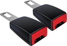Seat Buckle Adjustable Seat Accessories 2 Pcs Red Fixing Strap,Suitable for Most