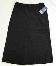 French Toast Long Skirt w Back Panel Size 14 Black Official School Uniform Dress