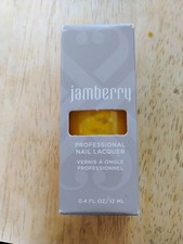 Jamberry Professional Nail Polish Lacquer Lemon Drop NC30 NEW Retired HTF Yellow