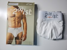 2 X IST Micro - Men's Nylon Contour Pouch Brief - White - Size M - BNIB