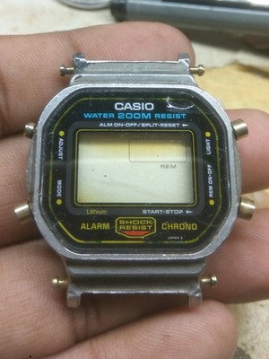 USED CASIO (901) DW-5600  G-SHOCK DIGITAL WATCH FOR PARTS & REPAIR & WATCHMAKER.