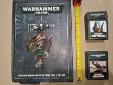 Warhammer 40K BOOK GrimDarkness Far Future Only War CARDS Craftworlds Harlequin