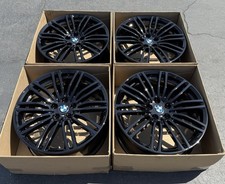 19" BMW 530i 540i 530e M550i Gloss Black Wheels 86328 5 Series OEM 4 Rims #664M