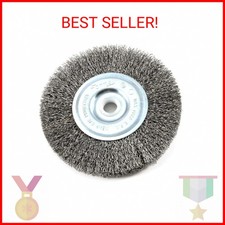 Forney 72741 Wire Wheel Brush, Coarse Crimped with 1/2-Inch Through 5/8-Inch Arb