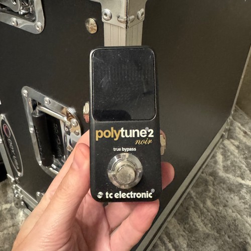 TC Electronic PolyTune 2 Noir Mini Guitar Tuner Pedal – Black