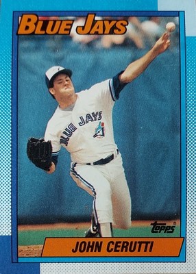 John Cerutti, 1990 Topps #211, Toronto Blue Jays - 4735