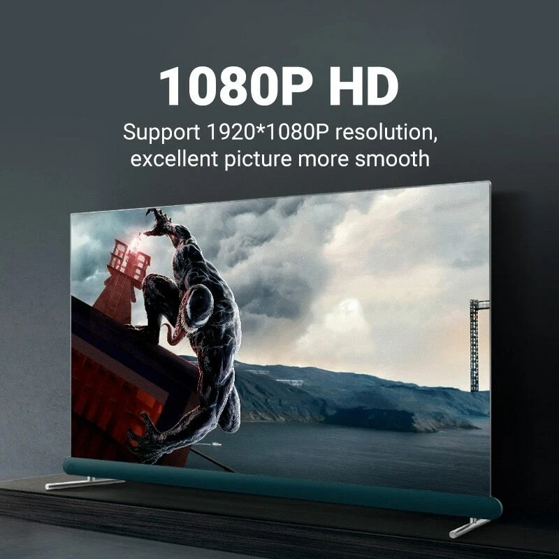 VGA to VGA Monitor Cable 15PIN Male to Male Cord Lead for PC Computer Projector - Image 2 of 4