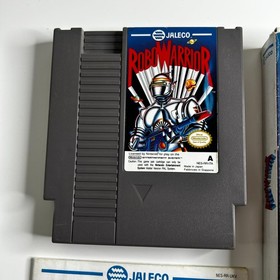 RoboWarrior (Nintendo NES, 1988 PAL A) Jaleco Puzzle Manual Included CIB