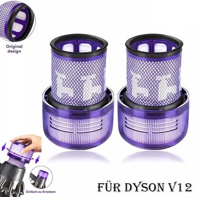 HEPA-Filter Ersatz Für Dyson V12 Detect Slim Absolute Animal Staubsauger 2x