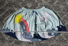 Mini Boden Girls Skirt 9-10Y Seaside Sequin Elastic Waist