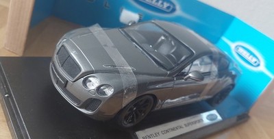 Bentley Continental Supersports grau Modellauto 1:18 Welly  OVP