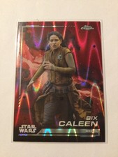 2024 Topps Chrome Star Wars Bix Caleen Red RayWave Refractor 10