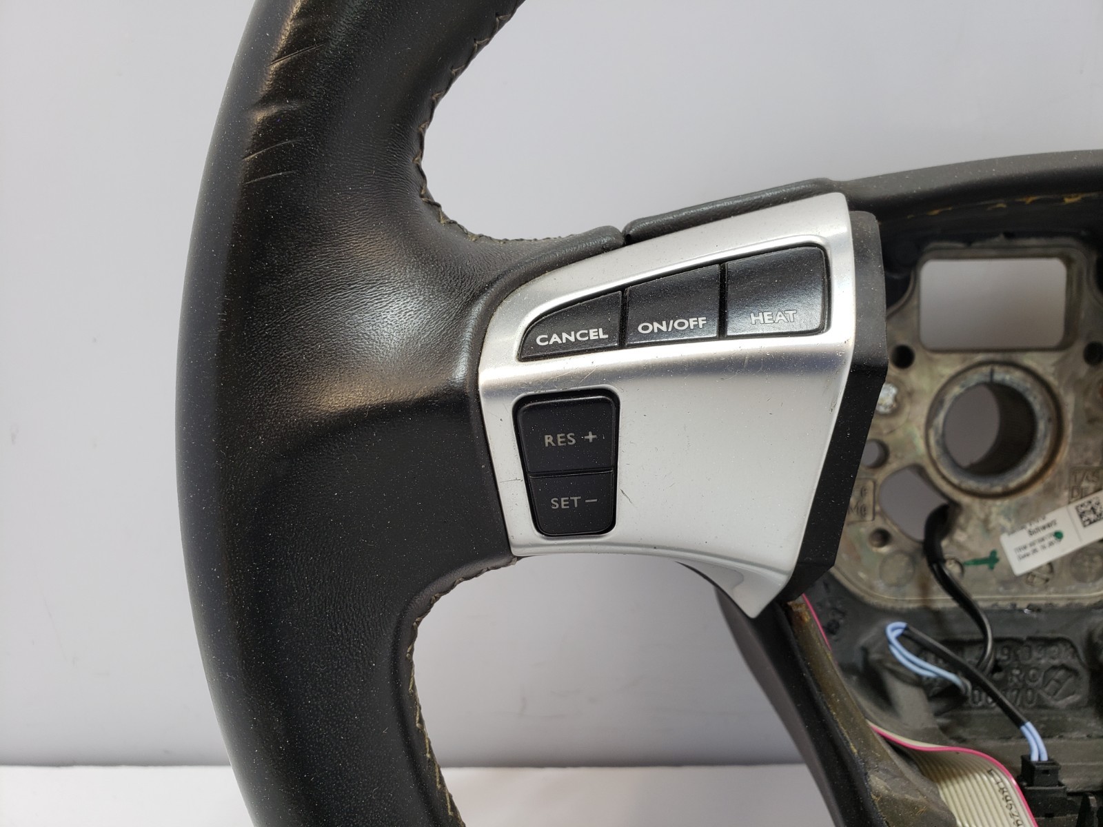 ✅ 12-18 OEM Bentley Continental GT GTC Steering Wheel Leather Black W/ Switch