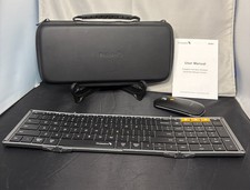 ProtoArc Foldable Keyboard and Mouse, XKM01 True Full-Size Folding w/ Carry Case