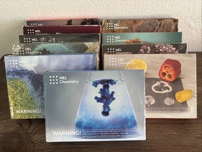 MEL CHEMISTRY SCIENCE KITS  - LOT OF 10 SETS Age 10+ Homeschool Curriculum NEW