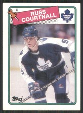 1988-89 Topps #183 Russ Courtnall Toronto Maple Leafs 15182