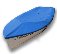 Boat Deck Cover to fit Hobie One 14 Sailboat - Blue Sunbrella - Made in the USA