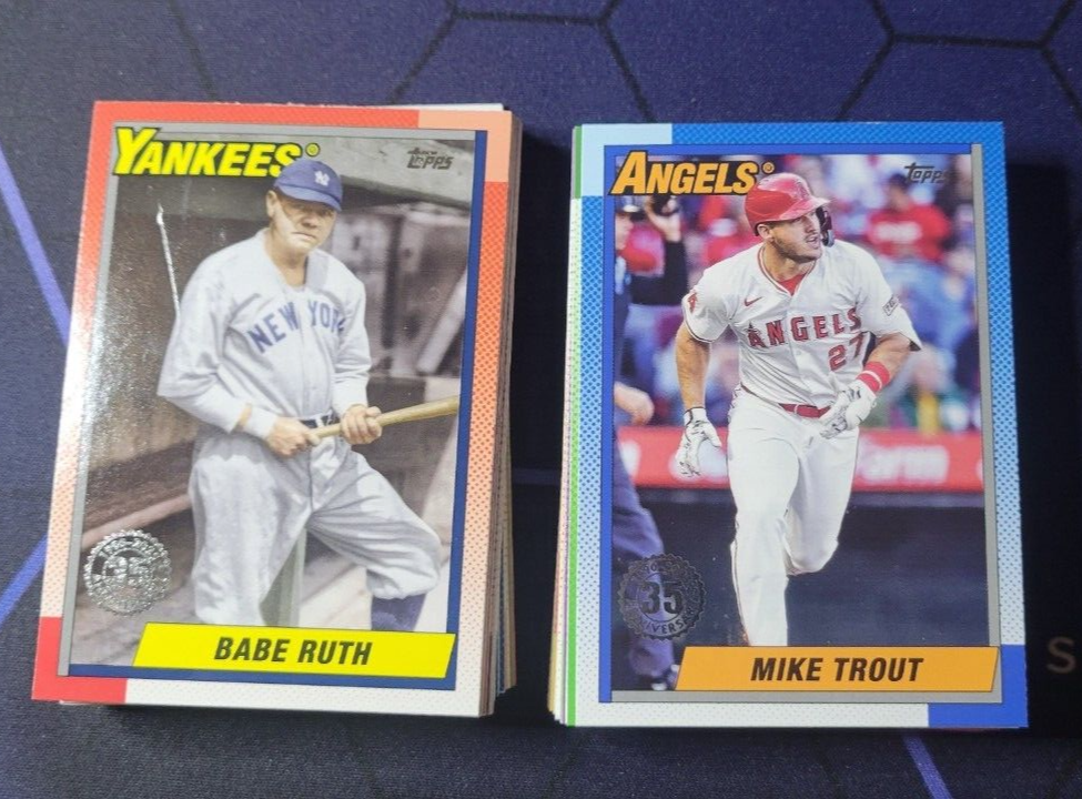 未開封　1990 TEAMSET MAJOR LEAGUE CARD topps 1990 Topps Major League Debut Card #084-Mark Leiter, New