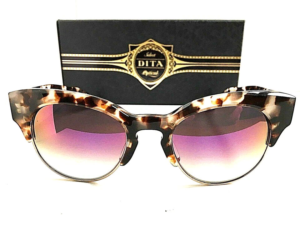 Nuevas gafas de sol DITA elegantes redondas para mujer Japón Foto 2 de 4
