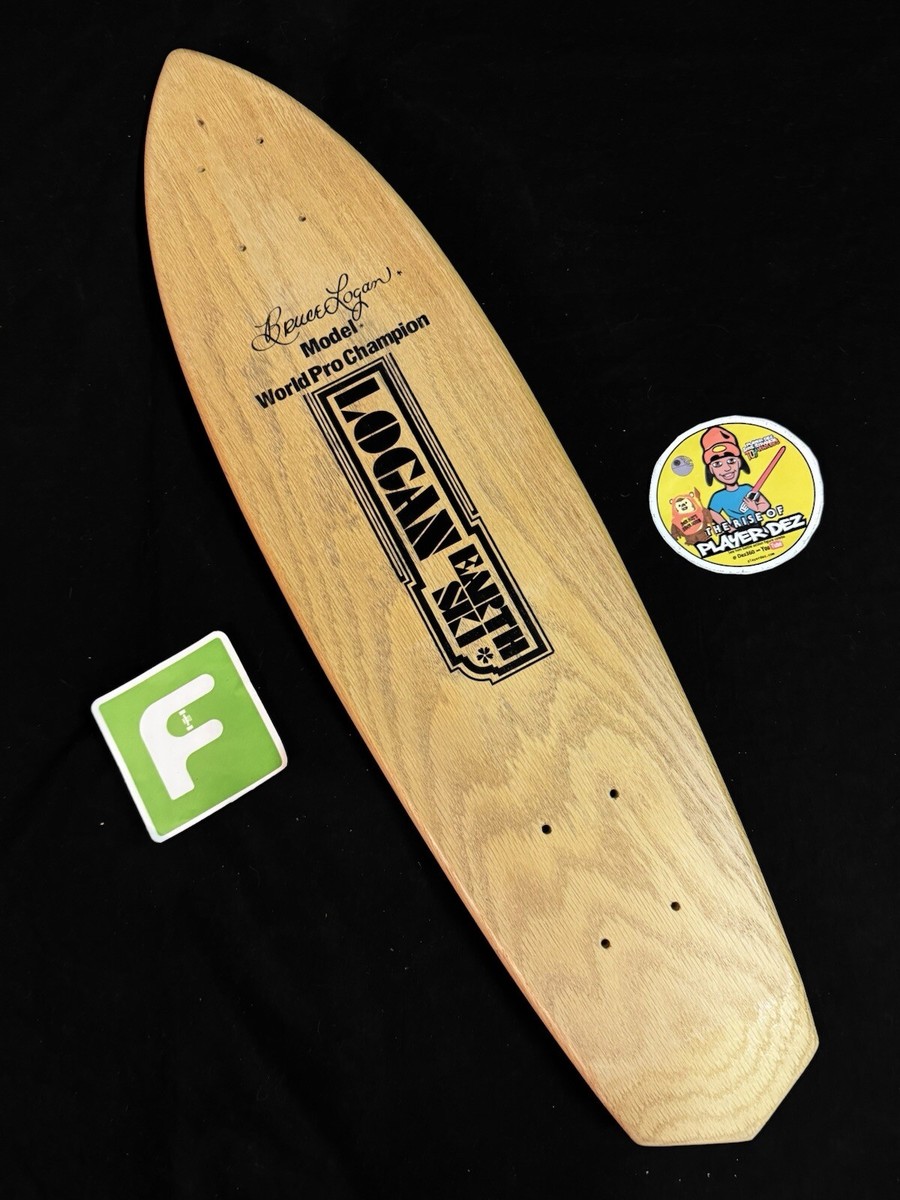 70's LOGAN EARTH SKI Bruce Logan モデル Vintage 70's Logan Earth Ski Skateboard w Wheels Trucks