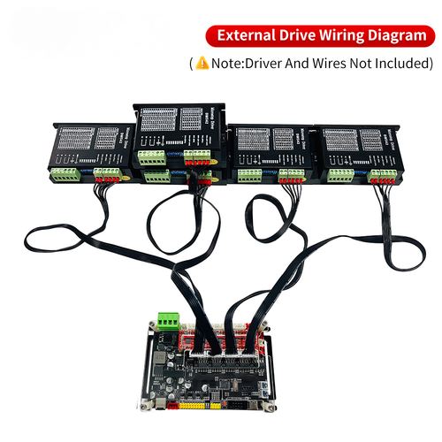 32bit GRBL 4-Axis Stepper Motor Driver Controller Board For CNC Laser Engraver - Picture 6 of 12