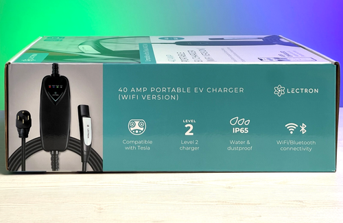 Lectron Level 2 Tesla Charger (WiFi Version) 240V 40 Amp NEMA 14-50 Plug 16ft - Photo 2 sur 14
