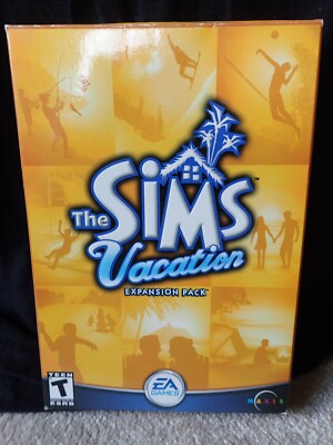 The Sims Vacation (EA Maxis PC CD) Boxed expansion game