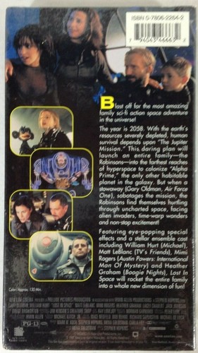 Lost In Space - 1998, Gary Oldman, William Hurt, Matt LeBlanc, VHS Sealed NEW - Picture 2 of 6