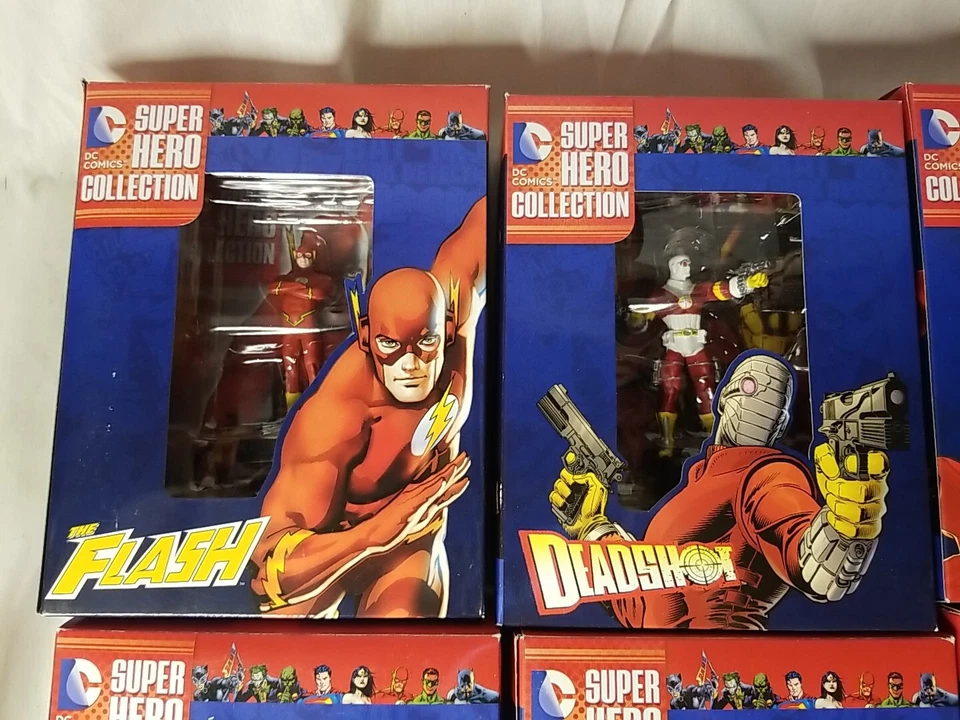 Complete Lot Of 12 DC Comics Super Hero Collection 4" Figure Statue Eaglemoss - image 3 of 4