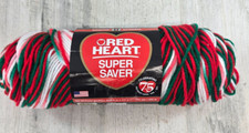 Red Heart Super Saver Yarn Mistletoe 1 Skein Dye Lot 9259