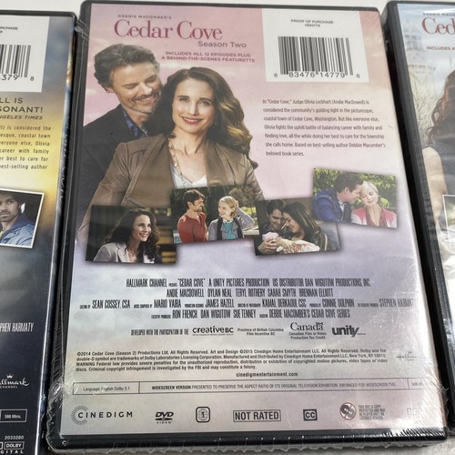 Debbie Macomber's Cedar Cove Complete TV Series Seasons 1 2 3 Brand New Sealed! - Foto 7 di 8